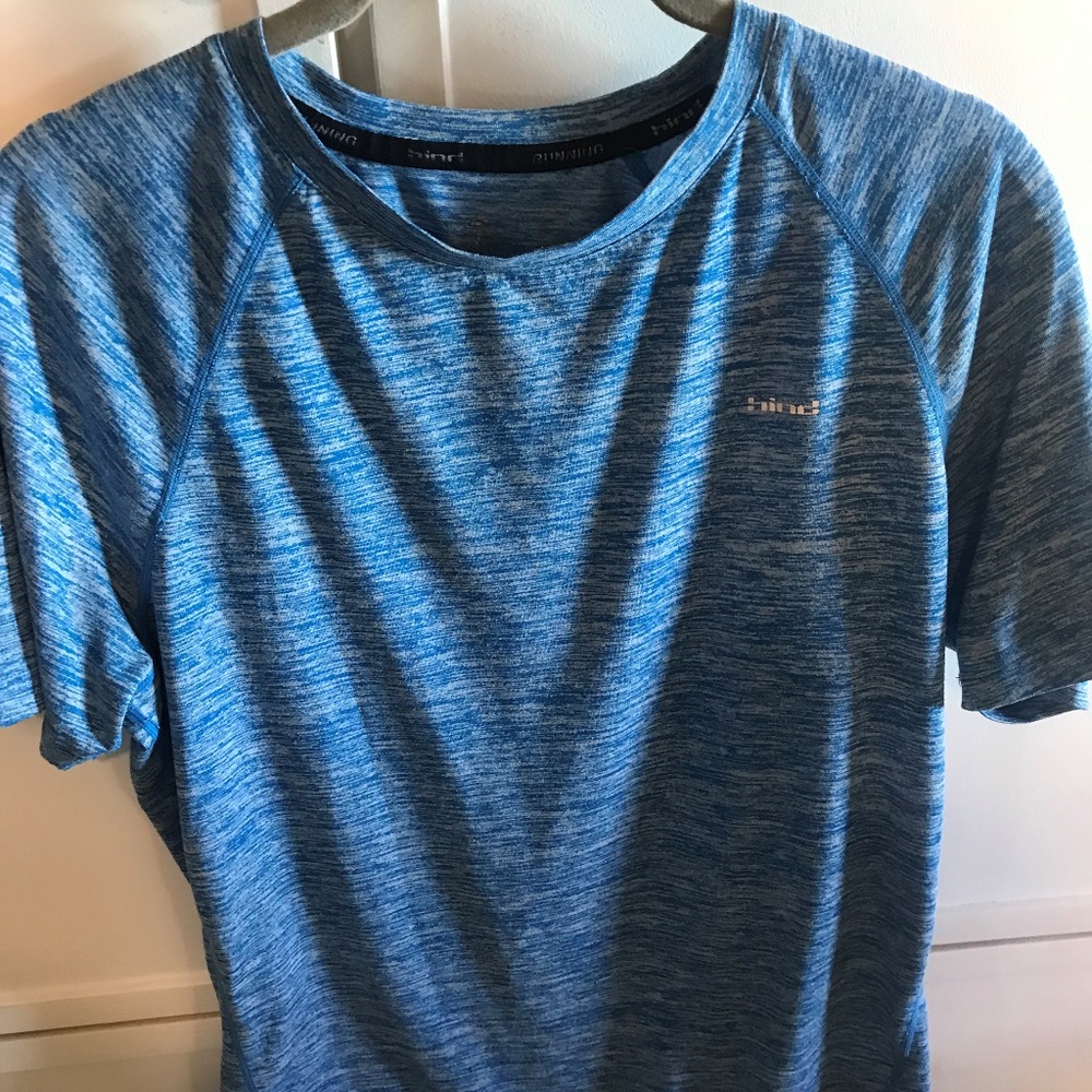 Hind running crew neck short sleeve sports top